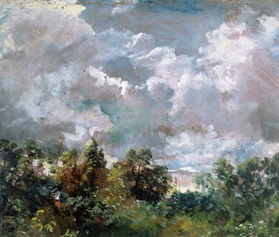 Study of Sky and Trees by John Constable
